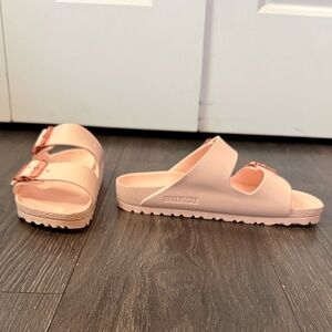 Birkenstock Arizona Essentials EVA Pink Slides - Size 38 (US 7/7.5) NEW